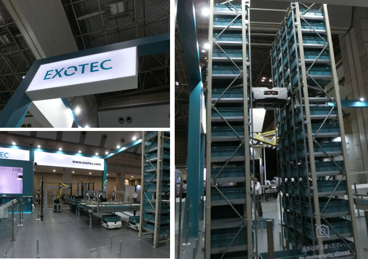 写真8. 3次元ピッキングシステム「Skypod(スカイポッド)」