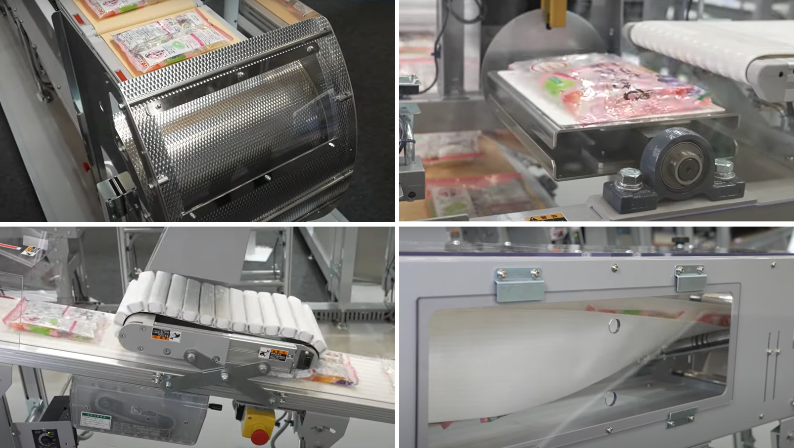 写真1 – 9 – 2 .「食品搬送コンベヤライン(個包装品搬送ライン)」