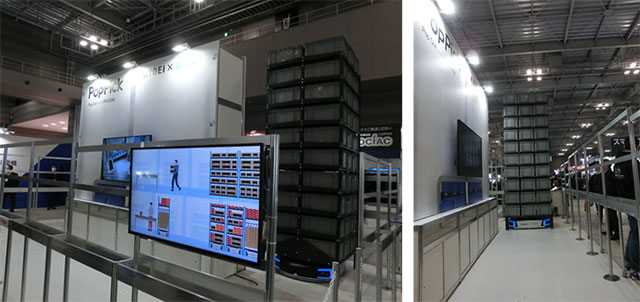 写真15. 自動化ピッキングシステムの実装デモ