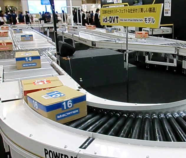 写真3 – 1. 仕分けシステム「id-DVT(Ideal dual virtual digital twin)」